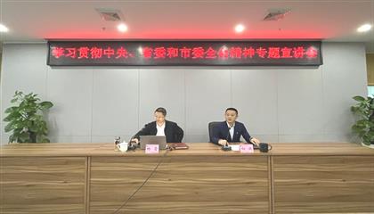 遂寧興業(yè)集團(tuán)召開學(xué)習(xí)貫徹中央、省委和市委全會精神專題宣講會